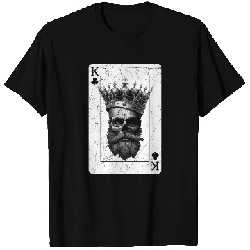 Discover Card Game Gothic Halloween Poker Creepy T Shirts