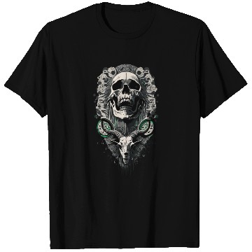 Discover skull and goat Tattoo T Shirts