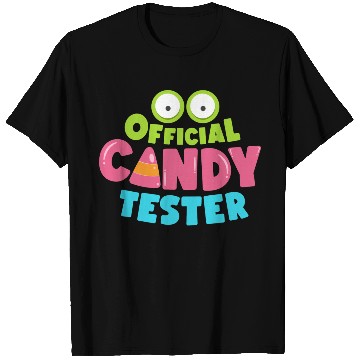 Discover Halloween Official Candy Tester T Shirts