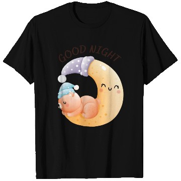 Discover Sleeping Bear On Moon T Shirts