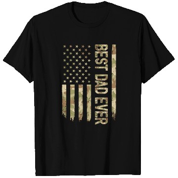 Discover Best Dad Ever Us American Flag Camo Father s Day T Shirts