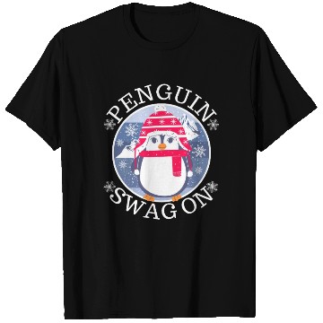 Discover Penguins swag on T Shirts