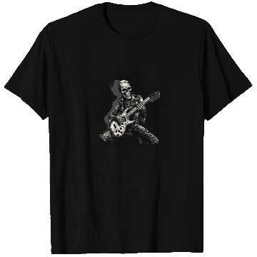 Discover Halloween Skeleton Playing Guitar - Music T Shirts