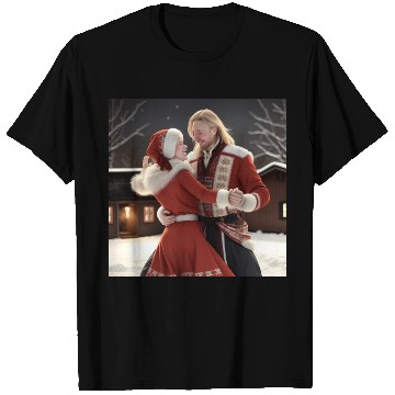 Discover Couple Dancing Outside in the Winter T Shirts