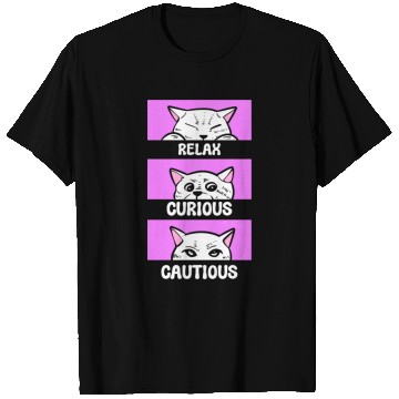 Discover Cat Mood Cat Store Worker T Shirts