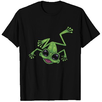 Discover Happy Green Tree Frog T Shirts