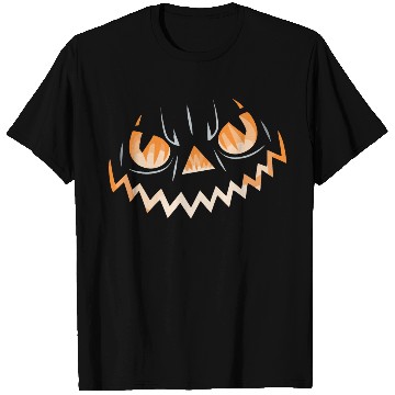 Discover Creepy Jack o Lantern Carved Halloween Pumpkin T Shirts