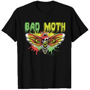 Discover Bad moth | fancy skull colored moth art T Shirts
