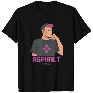 Discover Black and Purple Gaming Avatar Logo T Shirts