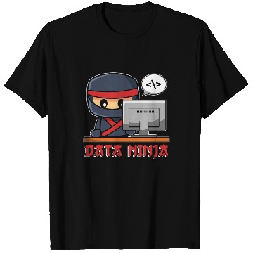 Discover Data Mining Data Ninja Programmer Machine Learning T Shirts