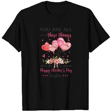 Discover Heart Balloons Daughter Mother's Day T Shirts