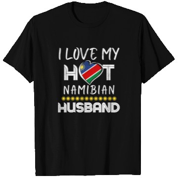 Discover Funny Namibian Husband Proud Wife T Shirts