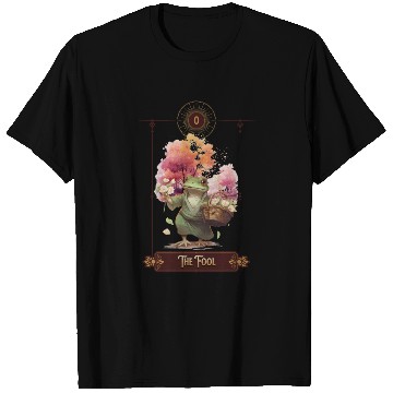 Discover "The Fool" Frog Tarot Card T Shirts