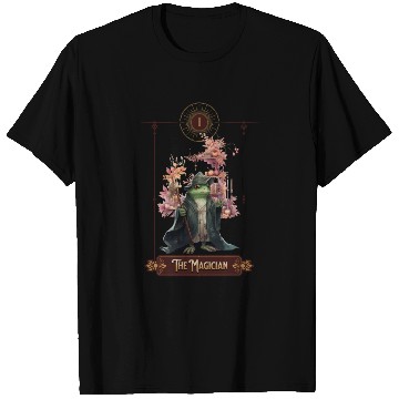 Discover "The Magician" Frog Tarot Card T Shirts