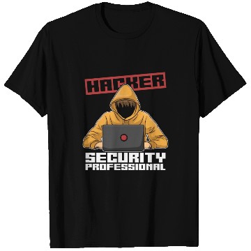 Discover Cybersecurity Hacker Security Professional Analyst T Shirts