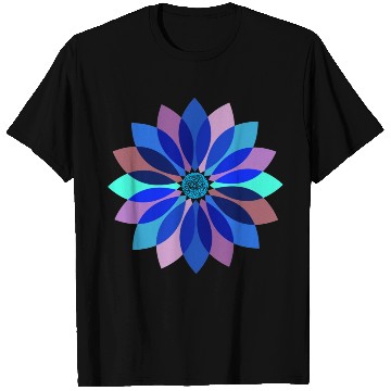 Discover Neon Floral Mandala T Shirts