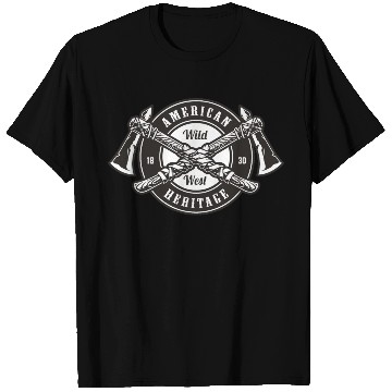 Discover American Wild West Heritage T Shirts