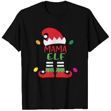 Discover Merry Christmas mama elf T Shirts