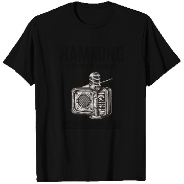 Discover Amateur Vintage Radio Ham Operator Microphone T Shirts