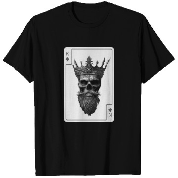 Discover King Spades Halloween Creepy Gothic Poker T Shirts