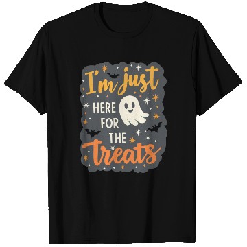 Discover Halloween ghost Sticker T Shirts