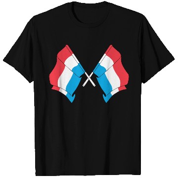 Discover Two flags of Luxembourg T Shirts