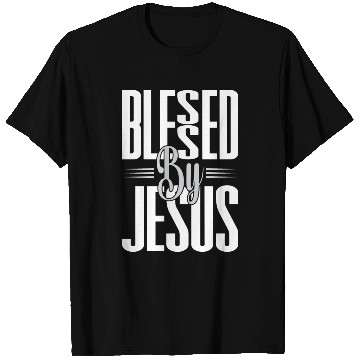 Discover Blessed By Jesus Love Jesus Christian Christmas T Shirts