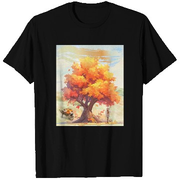 Discover "Autumn Feels - Nature's Embrace" T Shirts