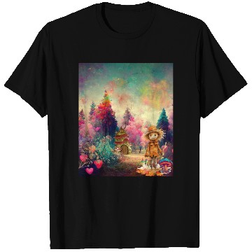 Discover "Enchanted Dreams - Psychedelic Autumn Forest" T Shirts