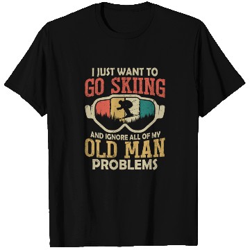 Discover I Just Want To Go Skiing Wintersport Ski T Shirts