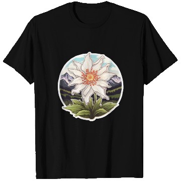 Discover Edelweiß Flower Plant Mountains T Shirts