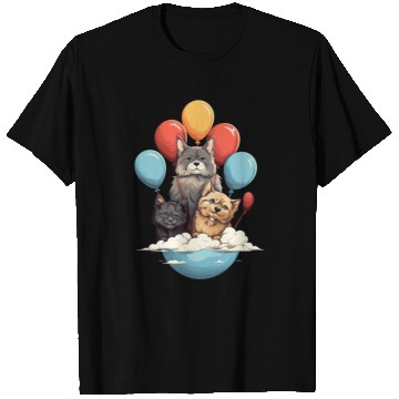 Discover Cats, Dogs & Balloons T Shirts