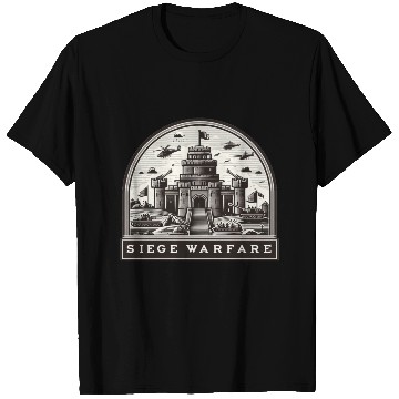 Discover Modern Meets Medieval: Epic Siege Warfare Fantasy T Shirts
