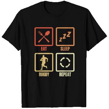 Discover Rugby Player Daily Routine T Shirts