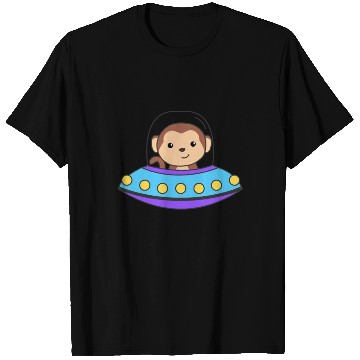 Discover Monkey Ufo Space Universe T Shirts