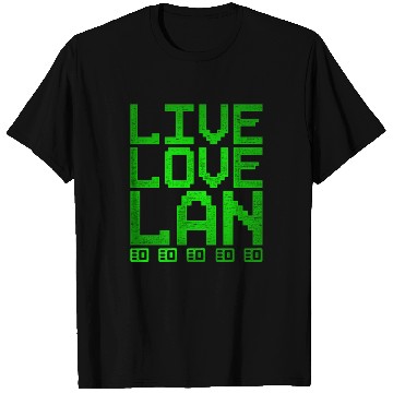 Discover Network Admin Programmer Live Love Lan T Shirts
