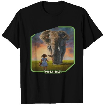 Discover Girl and elephant T Shirts
