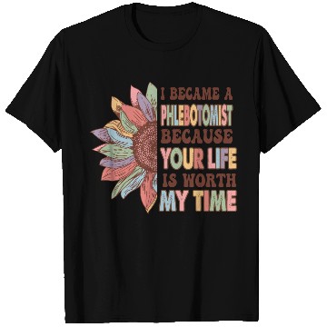 Discover Phlebotomist Rainbow Leopard Print Face T Shirts