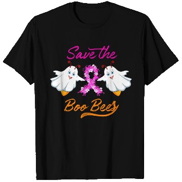 Discover Breast Cancer Halloween Save The Boo Bees T Shirts
