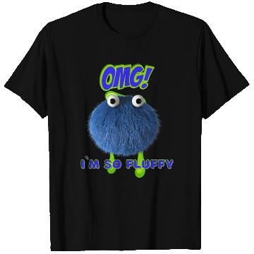 Discover OMG Im So Fluffy, Cute Furry monster. T Shirts