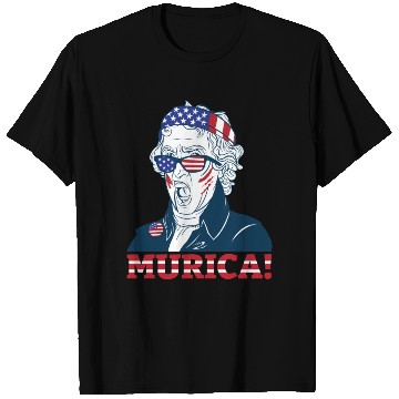 Discover Patriotic President Thomas Jefferson Murica T Shirts