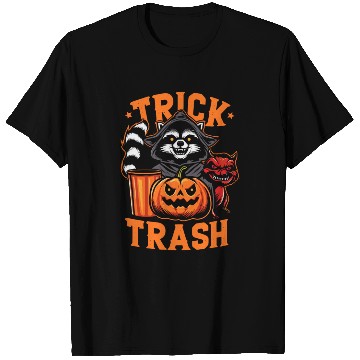 Discover trick or trash,scary halloween T Shirts