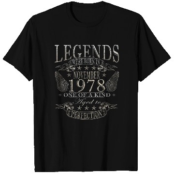 Discover november 1978 Anniversary november 1978 november T Shirts