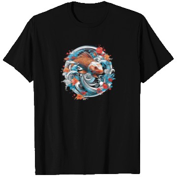Discover Koi Fish Koi Carp Japanese Koi Garden-Pond Koi T Shirts