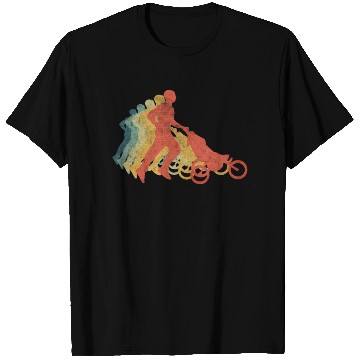 Discover Father Running With Baby Carriage Retro Vintage T Shirts