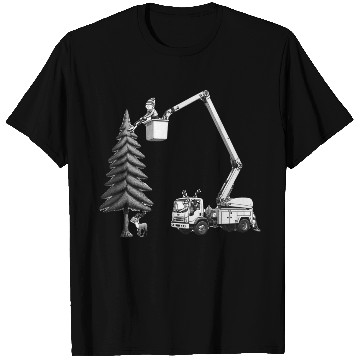 Discover Elf Tree Worker T Shirts