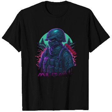 Discover A neon Veterans Day vector T Shirts