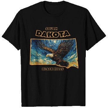 Discover South Dakota - Eagle T Shirts