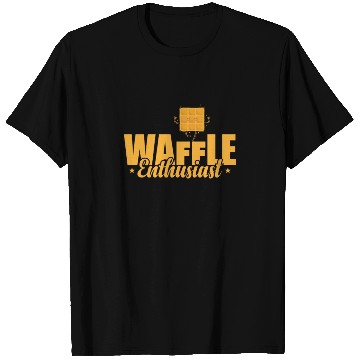 Discover Waffle Enthusiast Snack Pastry Baker T Shirts