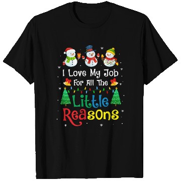 Discover Daycare Teacher Christmas I Love My Job For All T Shirts